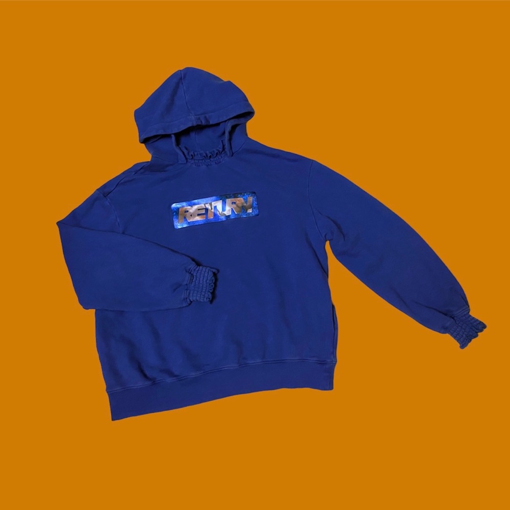 peacebird royal blue hoodie